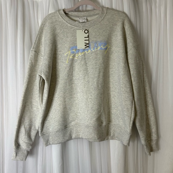 Wilo The Label Tops - Willo Gray Women's Sweatshirt